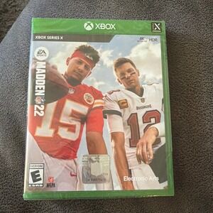 Madden NFL 22 Xbox Series X EA Sports Football‎ Video Game New Factory Sealed